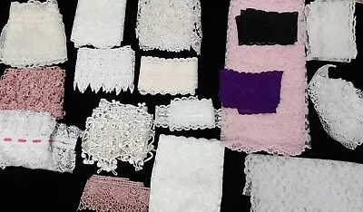 Grab Bag Of Lace-20 YARDS + MORE NEW VENICE AND BRIDAL LACES • $10