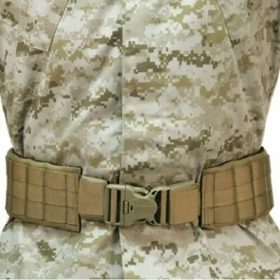 Blackhawk Padded Patrol Belt Coyote Tan Molle Strike Webbing Choose Size S Or M • $24.95