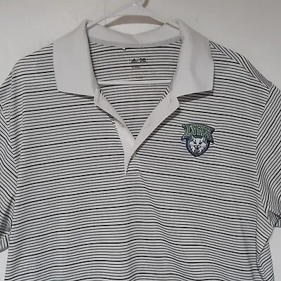 Minnesota Lynx Golf Polo Shirt Mens Large Short Sleeve Striped Adidas WNBA • $19.99
