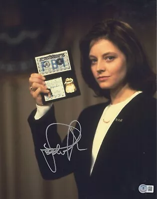 Jodie Foster Signed 11x14 Photo Silence Of The Lambs Autograph Beckett • $500