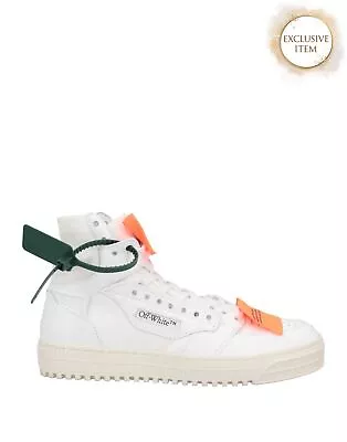 RRP€490 OFF-WHITE C/o VIRGIL ABLOH Leather Canvas Sneakers US11 UK10 EU44 Arrow • $0.01