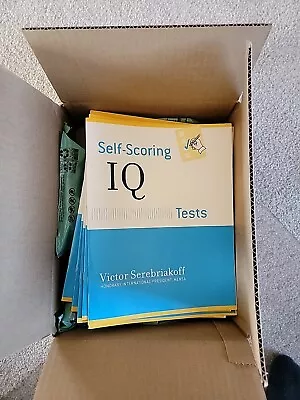 12 Pack - Self-Scoring IQ Tests By Victor Serebriakoff (1996 Trade Paperback) • $39.99