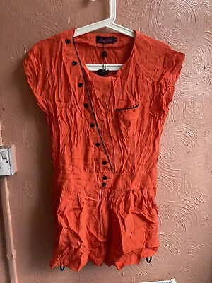 New Unique Motel Dotty Jumpsuit Tomatoe Size XS Bought From Asos • $12.42