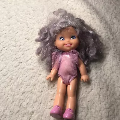 Vintage Cherry Merry Muffin Doll Grape Ice Cream Tinsel Hair Mattel 1989 • $14