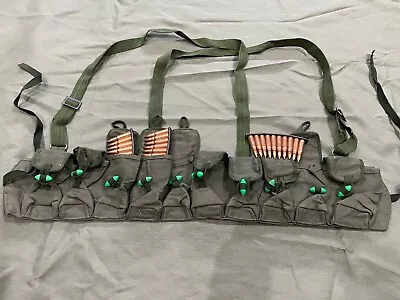 Vietnam Chinese Sks Type 56 7.62x39 Chest-rig Bandolier Ammo Pouch • $19.99