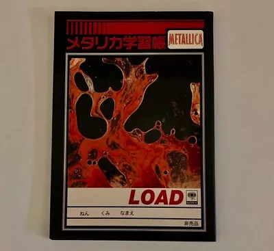 Metallica  Load  Ultra-rare 1996 Original Japanese Promo Only Organizer Booklet! • $99