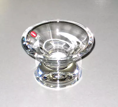 Iittala Finland Kartio Clear Glass Taper Candle Holder - Kaj Franck - New • $15.99