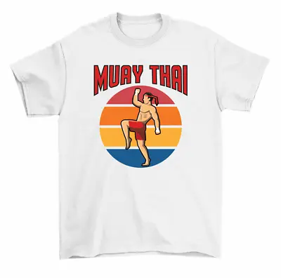 Muay Thai T-Shirt Boxing Fighter Tee Men • $17.99