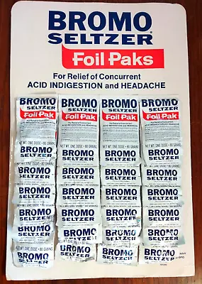 Vintage BROMO SELTZER Drug Store Point Of Sale Store Display • $25