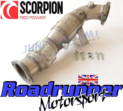 £439 • Buy Scorpion Fiesta ST 180 ST 200 Exhaust Sports Cat Turbo Downpipe 3  SFDX073 