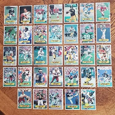 1983 Topps Football Trading Card Sticker Complete Set #1-33 Montana Payton  • $16