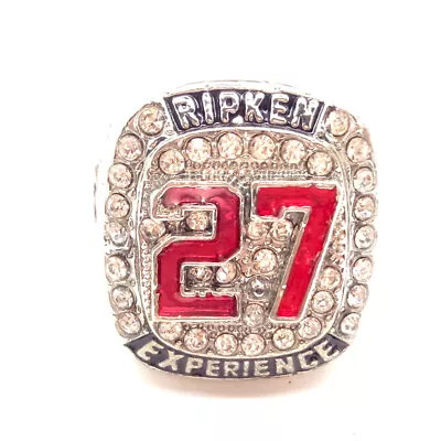 Cal Ripken Jr Baseball #27 Experience Dream Believe Silver Ring • $24.90