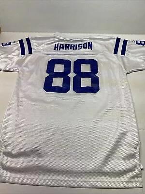 Reebok NFL Players Indianapolis Colts #88 Marvin Harrison White Jersey Youth XL • $19.95