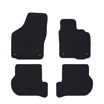 VW Golf MK6 2009-2013 GENUINE DELUXE Tailored Rubber Car Floor Mats Black Set • $24.87