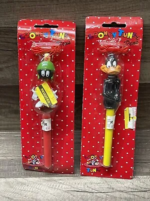 $39.99 • Buy Set Of 2 NEW 1994 LOONEY TUNES  PENS - Marvin The Martian And Daffy Duck NOS