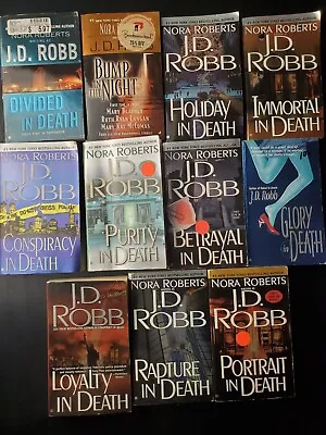 Nora Roberts As J. D. Robb Mysteries Lot Of 11 PB Most From In Death Series • $15.99