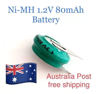 Rechargeable NiMH Batteries 1.2v 80mAh • $6.50