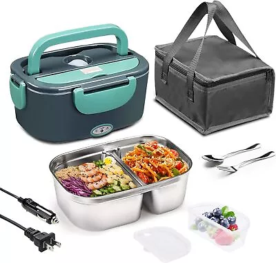 Mini Microwave Lunch Box Portable Oven For Pre-Cooked Meals 12V- 110V Car Truck • $28.99