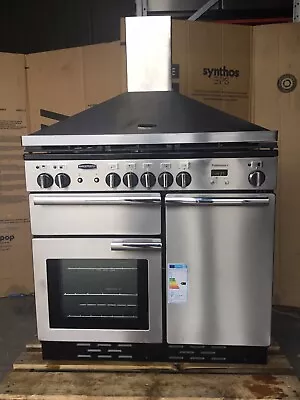Rangemaster Professional Plus 100 Stainless Steel D/F Cooker With Hood • £1200
