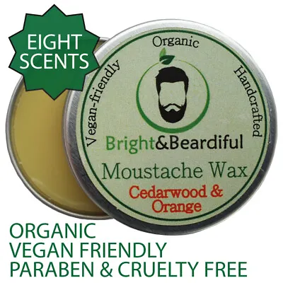 £4.60 • Buy Premium Beard & Moustache Grooming Wax Set Strong Hold Styling Handlebar 15ml