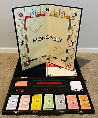 Monopoly Parkers Brothers 1935 Deluxe First Edition Classic Reproduction Wood  • $56.65