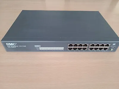 16 Port RJ45 Ethernet SMC EZ SWITCH 10/100 1016DT Network Server Hub Computer • £17.99