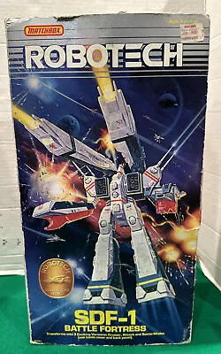 1985 ROBOTECH SDF-1 BATTLE FORTRESS In Original Rough Box Matchbox Macross RARE • $500