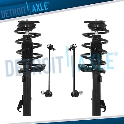 4pc Front Struts W/Coil Spring Sway Bar Links For Volvo C70 C30 V50 S40 • $141.62