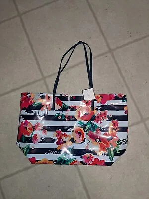 Macy’s Women Floral Tote Bag Beach Shopping Bag 16X11.75 • $12