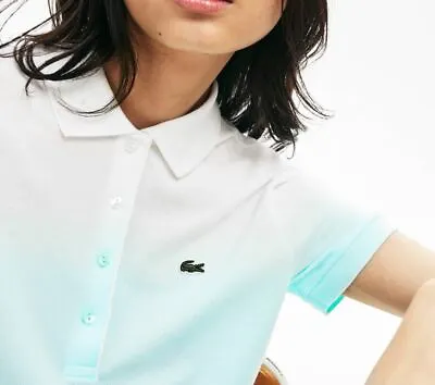 £49.99 • Buy Lacoste Womens Made In France Organic Cotton Pique Polo Shirt Uk12 Fr40 Rrp £150