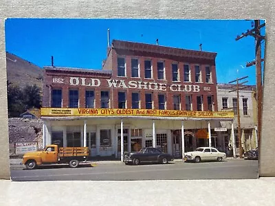 Old Washoe Club Virginia City Nevada Chrome Postcard 437 • $5