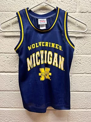 University Of Michigan Wolverines Youth Basketball Jersey Sz 6 • $19.99