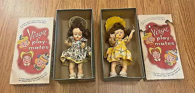 Old Vintage Antique Judy Virga Play-mates Dolls W Boxes Nice Lot • $75