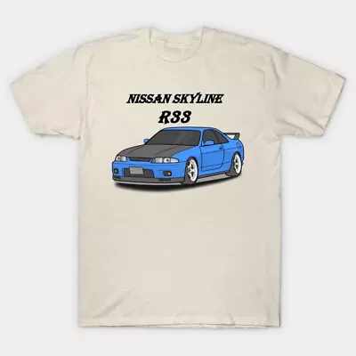 NISSAN SKYLINE R33 T-Shirt S-5XL DATSUN NISMO JDM New • $29.99