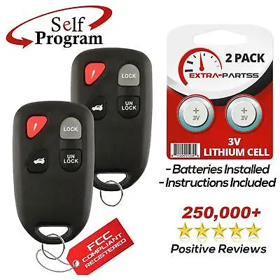 2 Remote Key Fob For 2001 2002 2003 2004 Mazda MX-5 Miata • $69.95