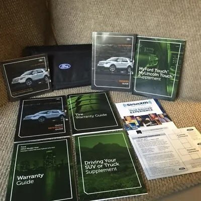 2012 Ford Explorer Owners Manual W/ MyTouch Navigation Book And Case • $24.99