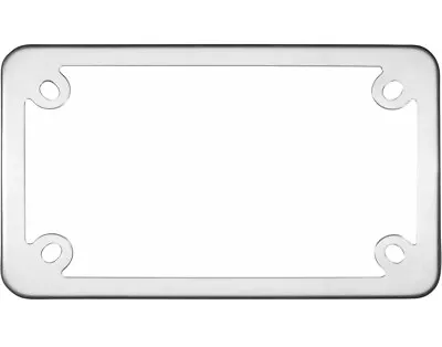 Motorcycle License Plate Frame Stainless Steel Cruiser Accessories 77000 Elite • $9.95