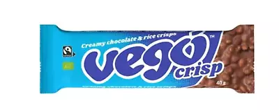 Vego Crisp Vegan Chocolate Bar 40g Plant Based Dairy-free Sweets • $4.95