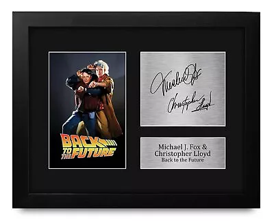 Back To The Future Printed Autograph USL Framed Signed Michael J Fox Christop... • $39.60