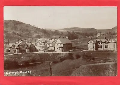 Real Photo Postcard Cottage Homes Wardle Littleborough Lancashire C.1915 • £18