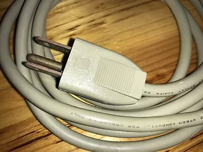 1983 Apple ImageWriter Genuine POWER CORD CABLE 1984 Macintosh 128K Or Mac  512K • $39.95