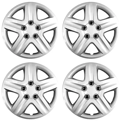 16' 5 Spoke Silver Wheel Cover Hubcaps For 2006-2011 Chevy Impala • $60.62