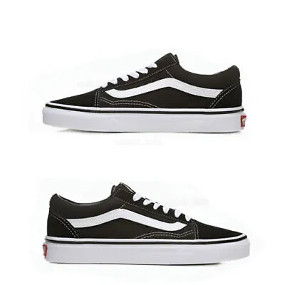 2024 VAN Old Skool Skate Shoes Black All Size Classic Canvas Running Sneakers UK • £18.98