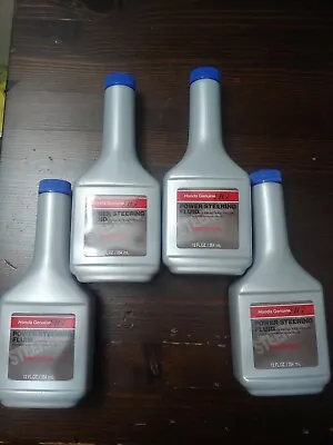 4x BOTTLES GENUINE HONDA ACURA OEM POWER STEERING FLUID 12oz OIL NEW 08206-9002 • $33.96