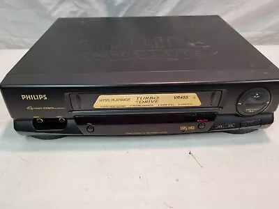 Philips VCR VR455 - VHS Player - Parts Or Repair • $15