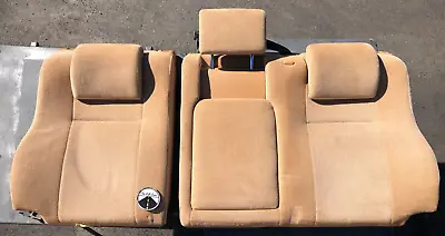 1990 - 1995 Volvo 940 Wagon Rear Seats Upper Cloth Tan Beige OEM • $245.99