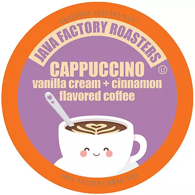 Java Factory Cappuccino Flavored Coffee For Keurig K Cup Brewers 40Count • $21