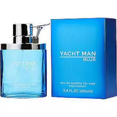 Yacht Man Blue By Myrurgia Men Casual Fragrances Edt Spray 3.4 Oz • $14.14