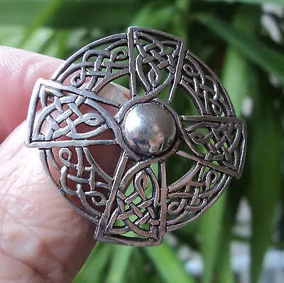 £68.99 • Buy Silver Scottish Celtic Brooch H/m 1987 John Hart  Hebridean Jewellery South Uist