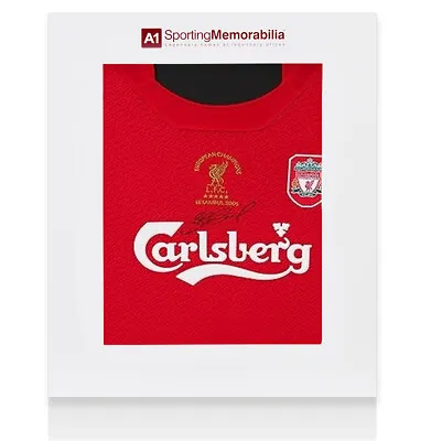 £210.99 • Buy Steven Gerrard Signed Liverpool Shirt - Istanbul 2005 Champions League Winners -
